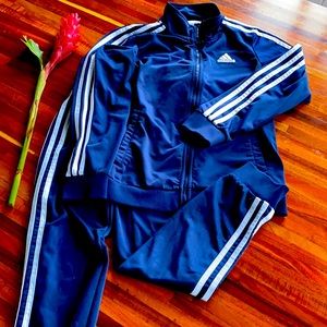 Adidas Navy Blue Track Suit